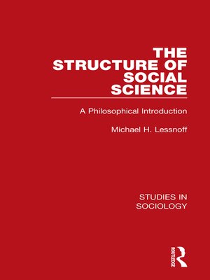cover image of The Structure of Social Science